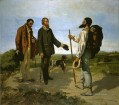 Bonjour Monsieur Courbet Realista Realista pintor Gustave Courbet